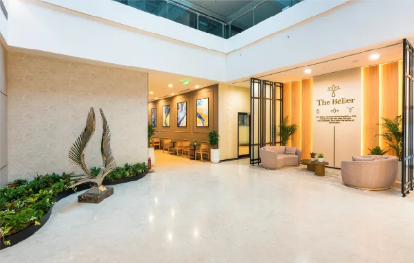 Co-working atrium garden