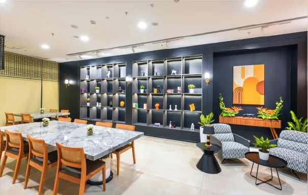 Premium co-working lounge